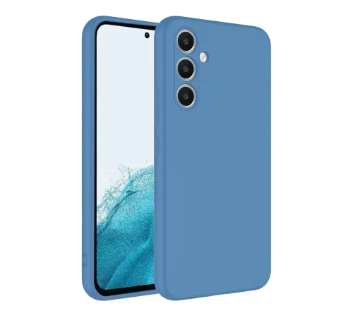 Samsung Galaxy A16 5G Kılıf First Silikon - Mavi