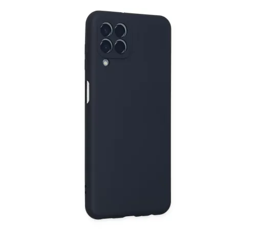 Samsung Galaxy M33 Kılıf Nano içi Kadife Silikon - Lacivert