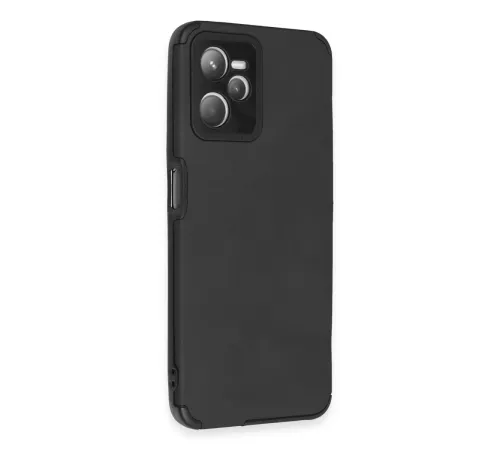 Realme C35 Kılıf Loop Deri Silikon - Siyah