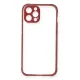 Apple iPhone 12 Pro Kılıf Miami Şeffaf Silikon - Fuşya