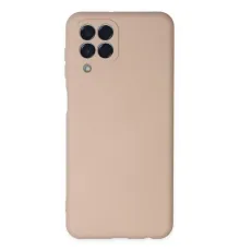 Samsung Galaxy M33 Kılıf Nano içi Kadife Silikon - Pudra