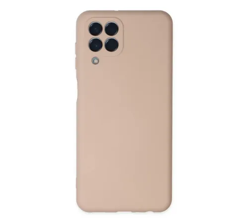 Samsung Galaxy M33 Kılıf Nano içi Kadife Silikon - Pudra