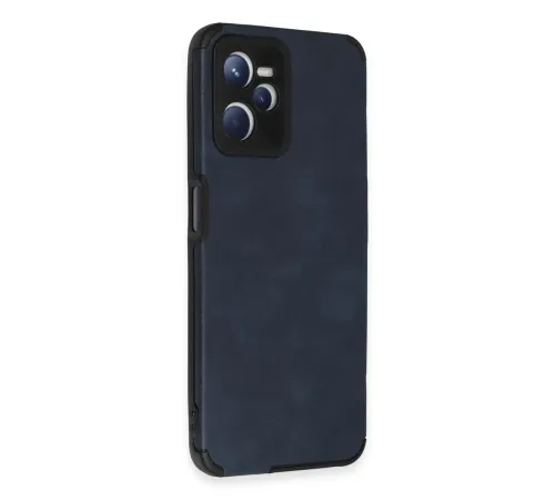 Realme C35 Kılıf Loop Deri Silikon - Lacivert