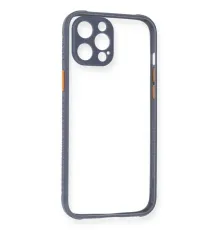 Apple iPhone 12 Pro Kılıf Miami Şeffaf Silikon - Gri