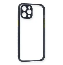 Apple iPhone 12 Pro Kılıf Miami Şeffaf Silikon - Lacivert