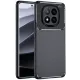 Xiaomi Redmi Note 14 Pro 5G Kılıf Auto Focus Karbon Kapak - Siyah