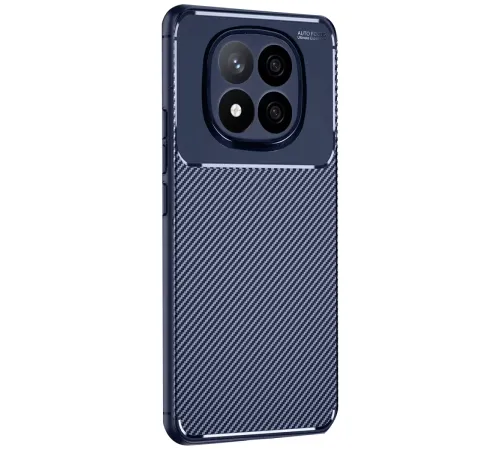 Xiaomi Redmi Note 14 Pro 5G Kılıf Auto Focus Karbon Kapak - Lacivert