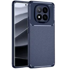 Xiaomi Redmi Note 14 Pro 5G Kılıf Auto Focus Karbon Kapak - Lacivert