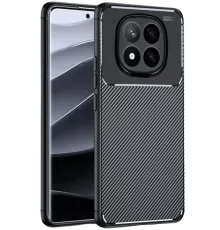 Xiaomi Redmi Note 14 Pro Plus Kılıf Auto Focus Karbon Kapak - Siyah