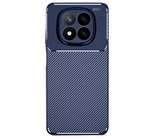 Xiaomi Redmi Note 14 Pro Plus Kılıf Auto Focus Karbon Kapak - Lacivert