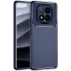 Xiaomi Redmi Note 14 Pro Plus Kılıf Auto Focus Karbon Kapak - Lacivert