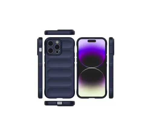 Apple iPhone 15 Pro Max Kılıf Optimum Silikon - Lacivert