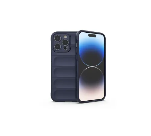 Apple iPhone 15 Pro Max Kılıf Optimum Silikon - Lacivert