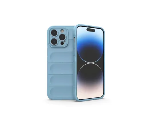 Apple iPhone 15 Pro Max Kılıf Optimum Silikon - Sky Blue