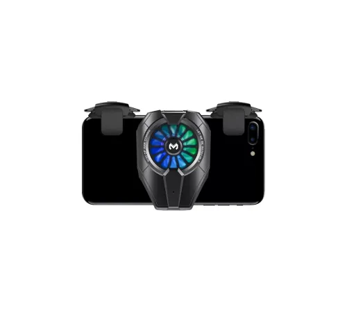 DL06 RGB Radyatör Telefon Soğutucu Fan - Siyah