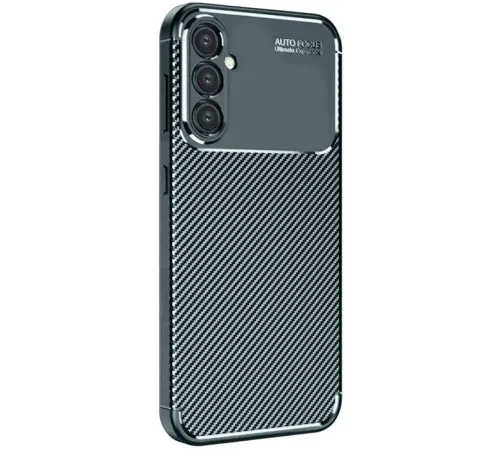 Samsung Galaxy A16 5G Kılıf Auto Focus Karbon Kapak - Koyu Yeşil