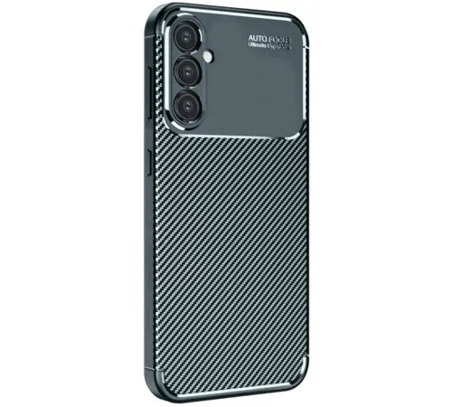 Samsung Galaxy A16 5G Kılıf Auto Focus Karbon Kapak - Koyu Yeşil