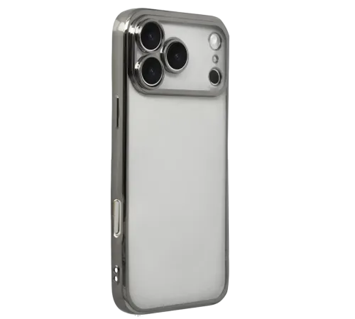 Apple iPhone 17 Pro Lensli Silikon - Titan Gri