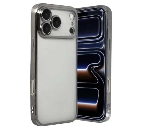 Apple iPhone 17 Pro Lensli Silikon - Titan Gri