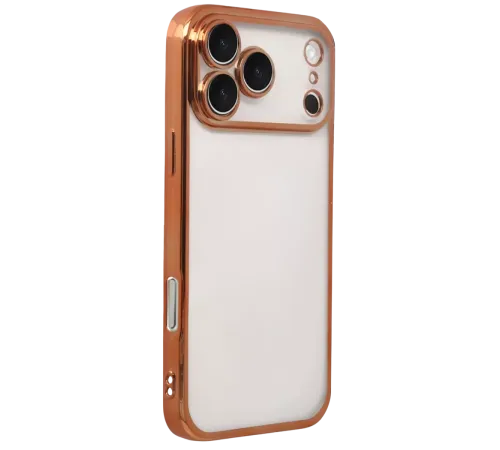 Apple iPhone 17 Pro Lensli Silikon - Turuncu