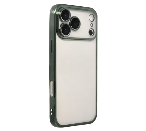 Apple iPhone 17 Pro Lensli Silikon - Yeşil
