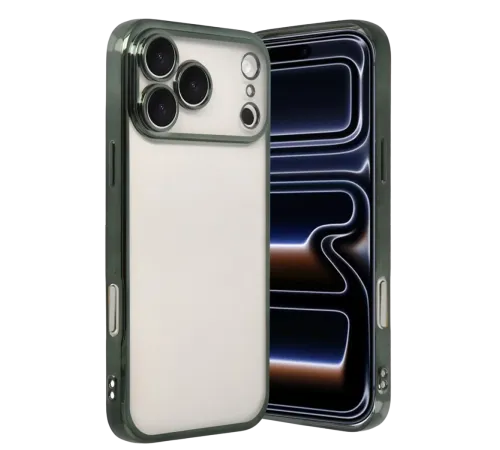Apple iPhone 17 Pro Lensli Silikon - Yeşil