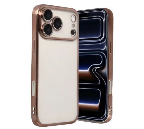Apple iPhone 17 Pro Lensli Silikon - Çöl Titanyum