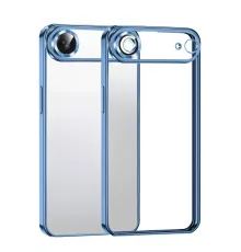 Apple iPhone 17 Air Lensli Silikon - Açık Mavi