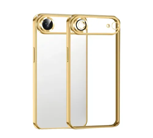 Apple iPhone 17 Air Lensli Silikon - Gold