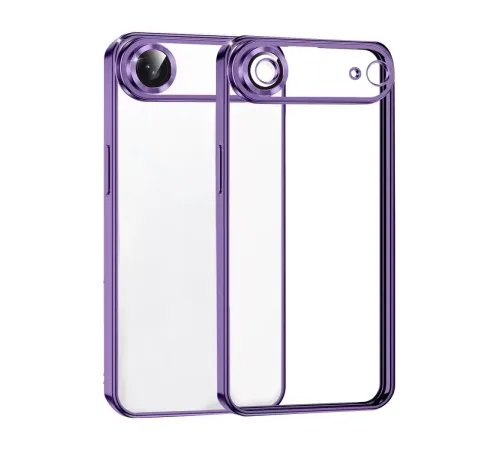 Apple iPhone 17 Air Lensli Silikon - Mor