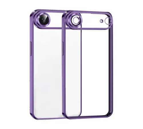 Apple iPhone 17 Air Lensli Silikon - Mor