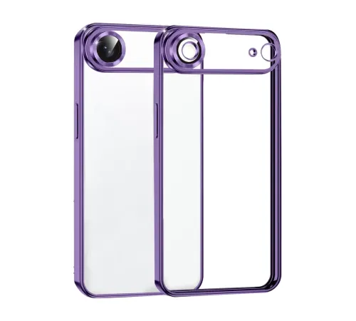 Apple iPhone 17 Air Lensli Silikon - Mor