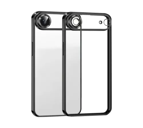 Apple iPhone 17 Air Lensli Silikon - Siyah