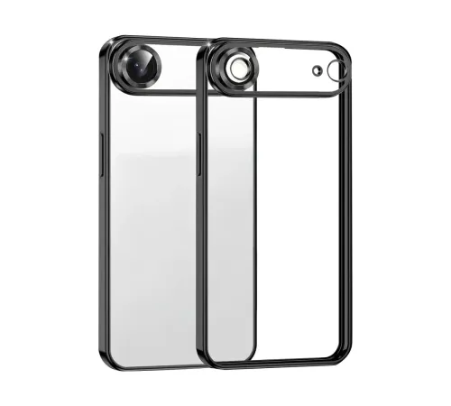 Apple iPhone 17 Air Lensli Silikon - Siyah