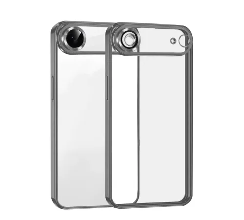 Apple iPhone 17 Air Lensli Silikon - Titan Gri