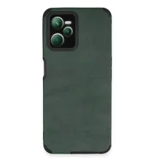 Realme C35 Kılıf Loop Deri Silikon - Yeşil