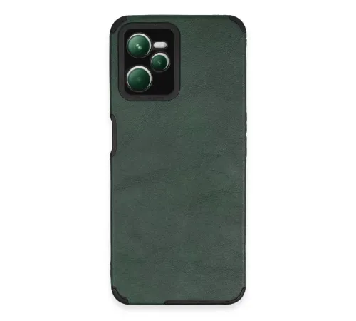 Realme C35 Kılıf Loop Deri Silikon - Yeşil