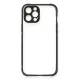 Apple iPhone 12 Pro Kılıf Miami Şeffaf Silikon - Siyah
