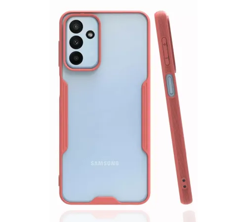 Samsung Galaxy M23 Kılıf Platin Silikon - Pembe