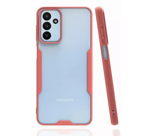 Samsung Galaxy M23 Kılıf Platin Silikon - Pembe