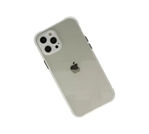Apple iPhone 12 Pro Kılıf Miami Şeffaf Silikon - Şeffaf