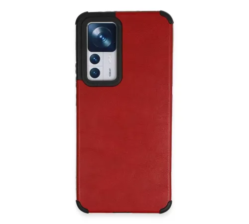 Xiaomi Mi 12T Kılıf Loop Deri Silikon - Kırmızı