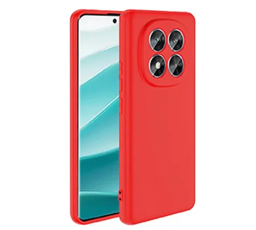 Xiaomi Redmi Note 14 Pro 5G Kılıf First Silikon - Kırmızı