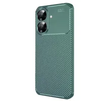 Realme Note 60 Kılıf Auto Focus Karbon Kapak - Koyu Yeşil