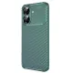 Realme Note 60 Kılıf Auto Focus Karbon Kapak - Koyu Yeşil