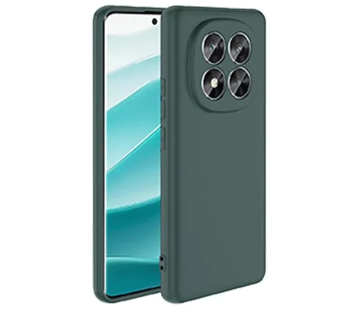 Xiaomi Redmi Note 14 Pro 5G Kılıf First Silikon - Koyu Yeşil