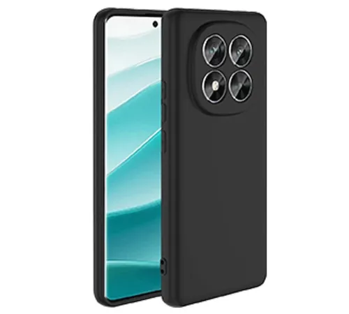 Xiaomi Redmi Note 14 Pro 5G Kılıf Nano içi Kadife Silikon - Siyah