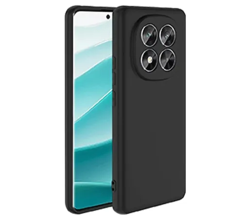 Xiaomi Redmi Note 14 Pro 5G Kılıf Nano içi Kadife Silikon - Siyah