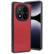 Xiaomi Redmi Note 14 Pro 5G Kılıf Aras Deri Kapak - Kırmızı