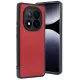 Xiaomi Redmi Note 14 Pro 5G Kılıf Aras Deri Kapak - Kırmızı